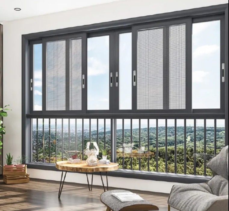 24x36 Aluminum Horizontal Opening Sliding Side Glass Windows